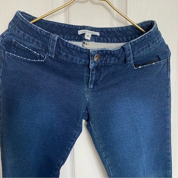 Alice+Olivia skinny blue jeans size 4 - Picture 4 of 11